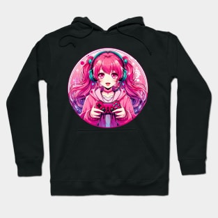 Gamer girl pinkish Hoodie